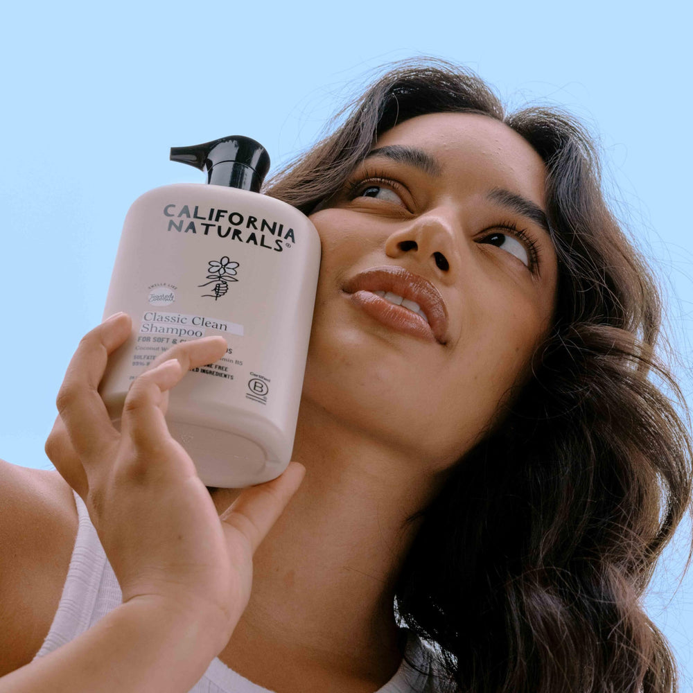 California Naturals Body Wash natural fragrance image emphasizes scent from food-grade ingredients.