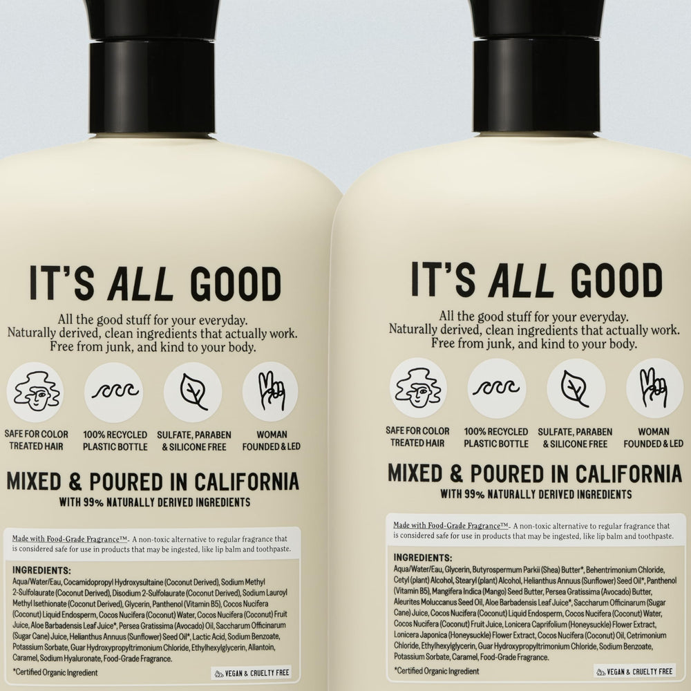 California Naturals Coconut Conditioner label highlights cruelty-free and naturally derived ingredients