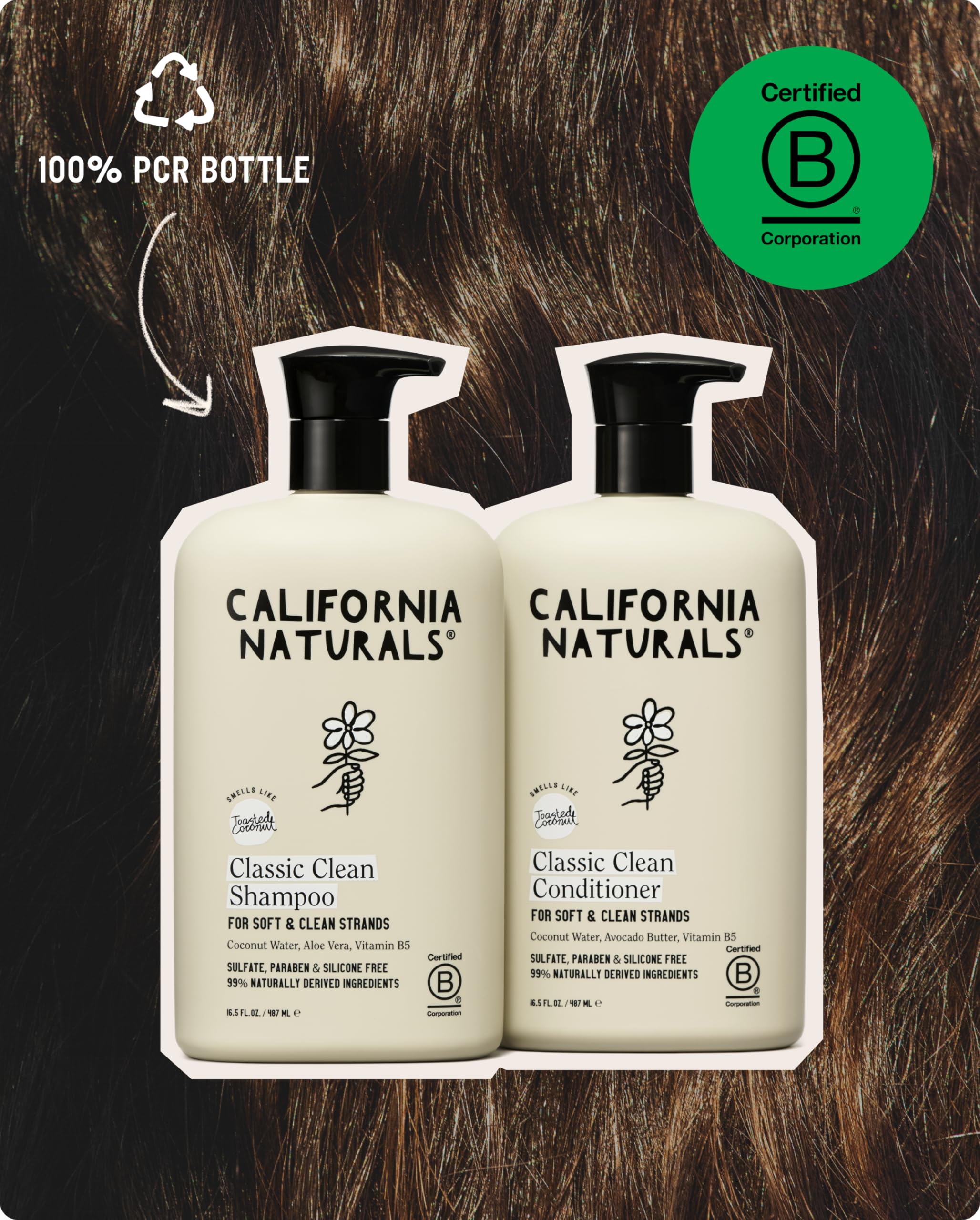 California Naturals Leaping Bunny certification badge indicating cruelty-free ethics