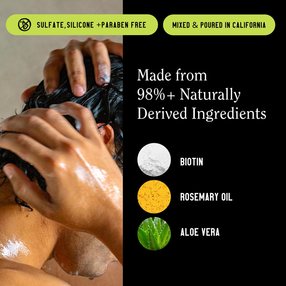 California Naturals Mens Re:GRO duo packaging on shelf, vegan cruelty-free claim