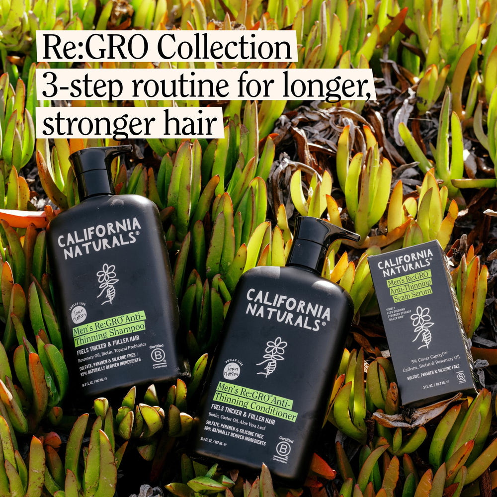 California Naturals Re:GRO scalp-application tool demonstrates targeted use along hairline