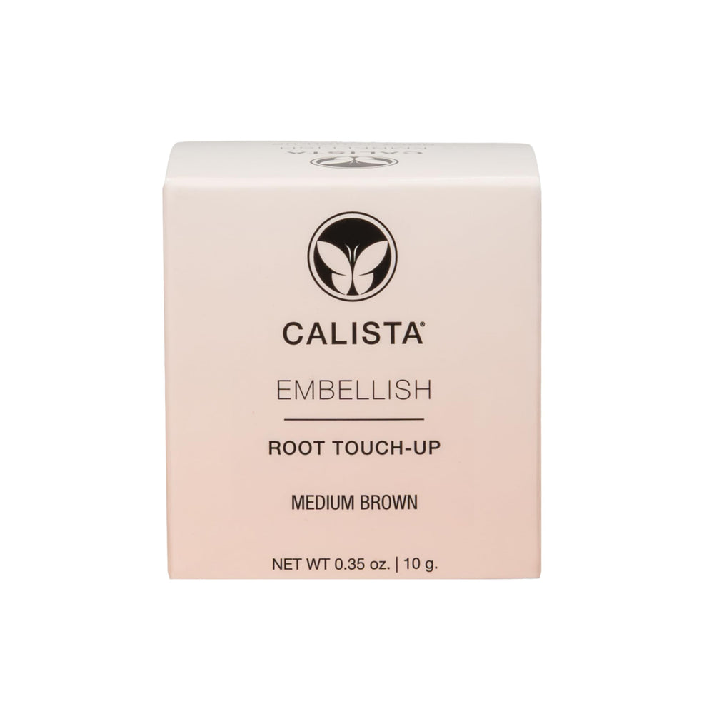Calista Root Touch-Up on-hairline blend for seamless root transition.