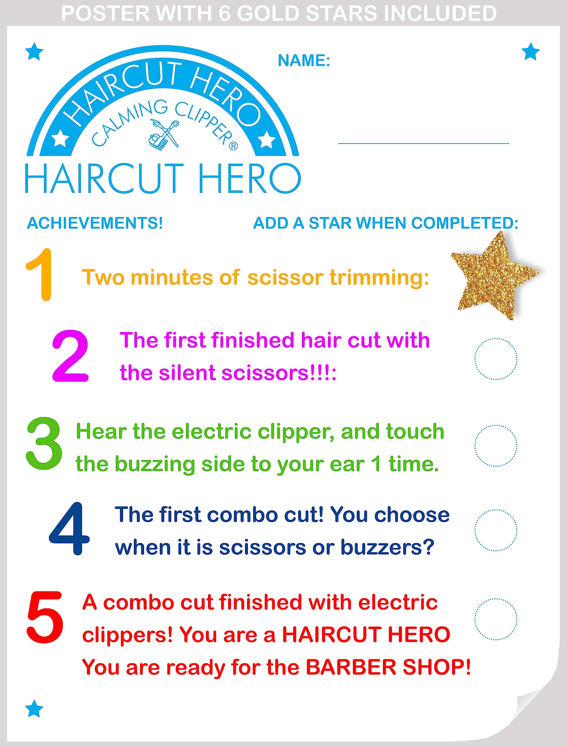 CALMING CLIPPER silent 20pc kit shown for gradual desensitization and stress-free practice