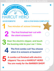 CALMING CLIPPER silent 20pc kit shown for gradual desensitization and stress-free practice