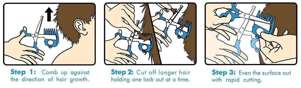 CALMING CLIPPER snug-fit soft gel inserts image highlights secure, comfortable grip