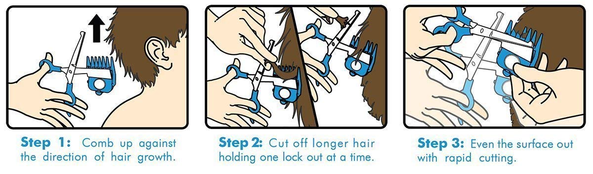 Calming Clipper soft gel finger inserts for customizable fit and comfortable use.