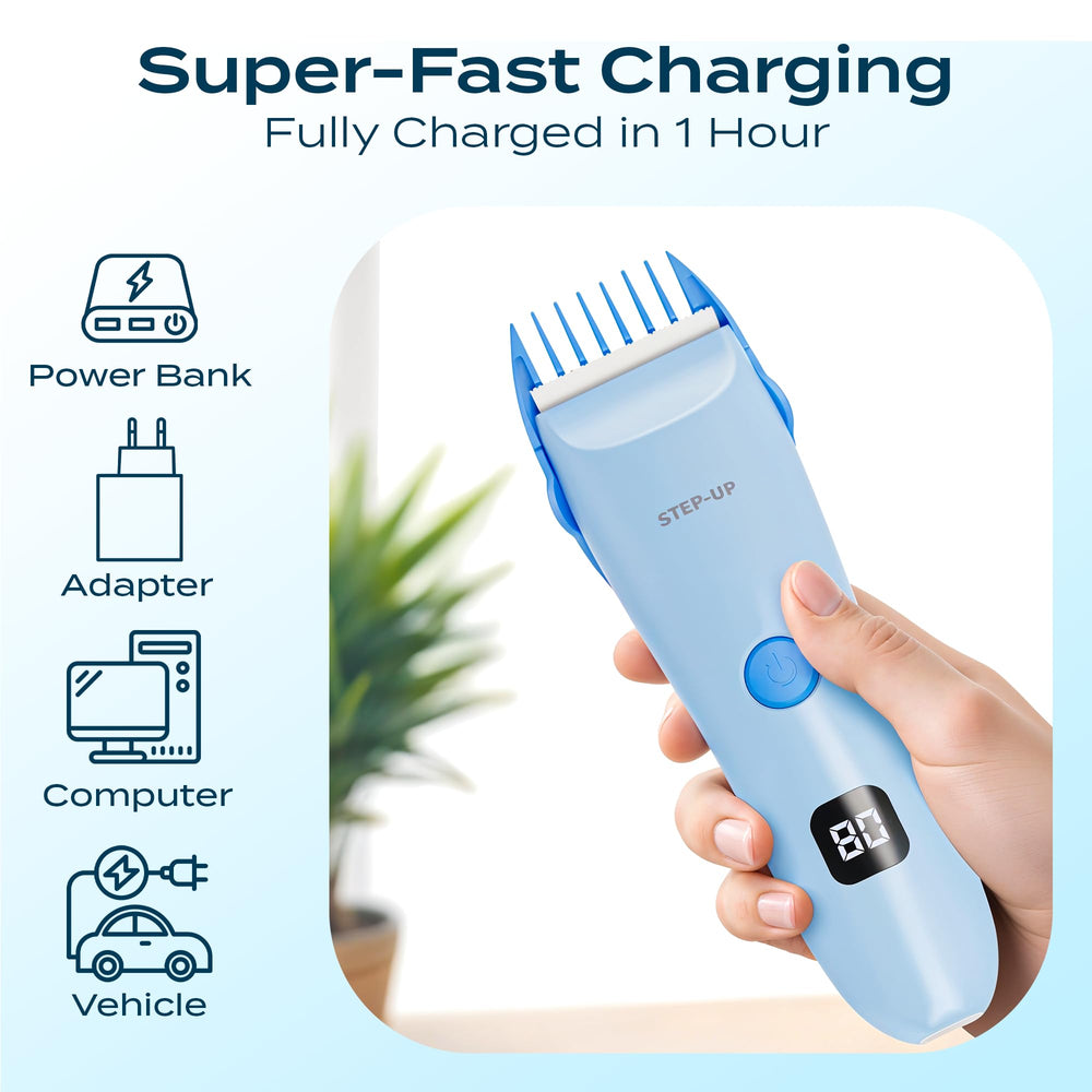 CALMING CLIPPER Step-Up complements the Haircut Hero milestones program