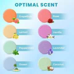CalmNFiz coconut shower steamer evokes tropical spa-like mood
