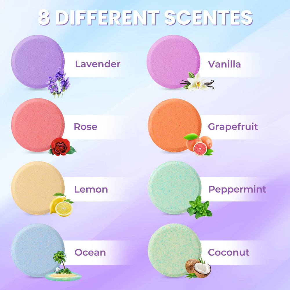 CalmNFiz Coconut Steamers pack view offering a tropical shower escape