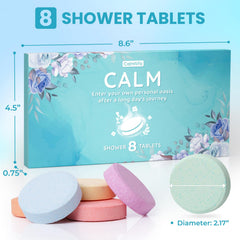 CalmNFiz peppermint shower steamer highlights refreshing aroma for morning boost