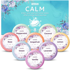 CalmNFiz Peppermint Steamers closeup for a refreshing morning shower mood lift