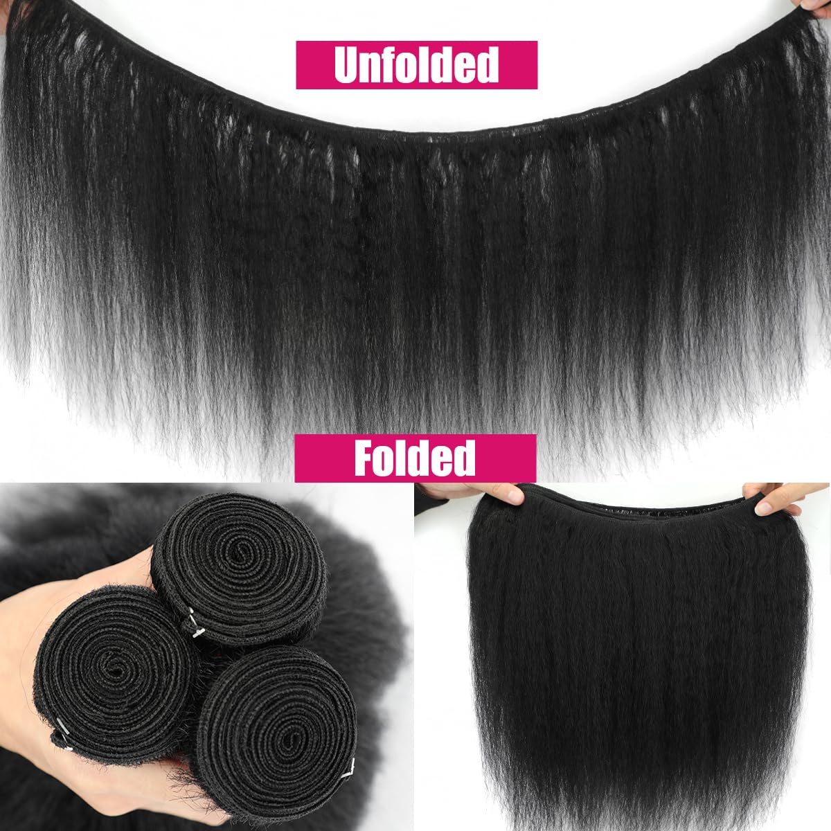 CALNESHIA kinky straight bundles demonstrate dye and bleach compatibility for versatile styling.