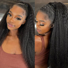 CALNESHIA kinky straight bundles weft close-up shows tight, durable construction for minimal shedding.