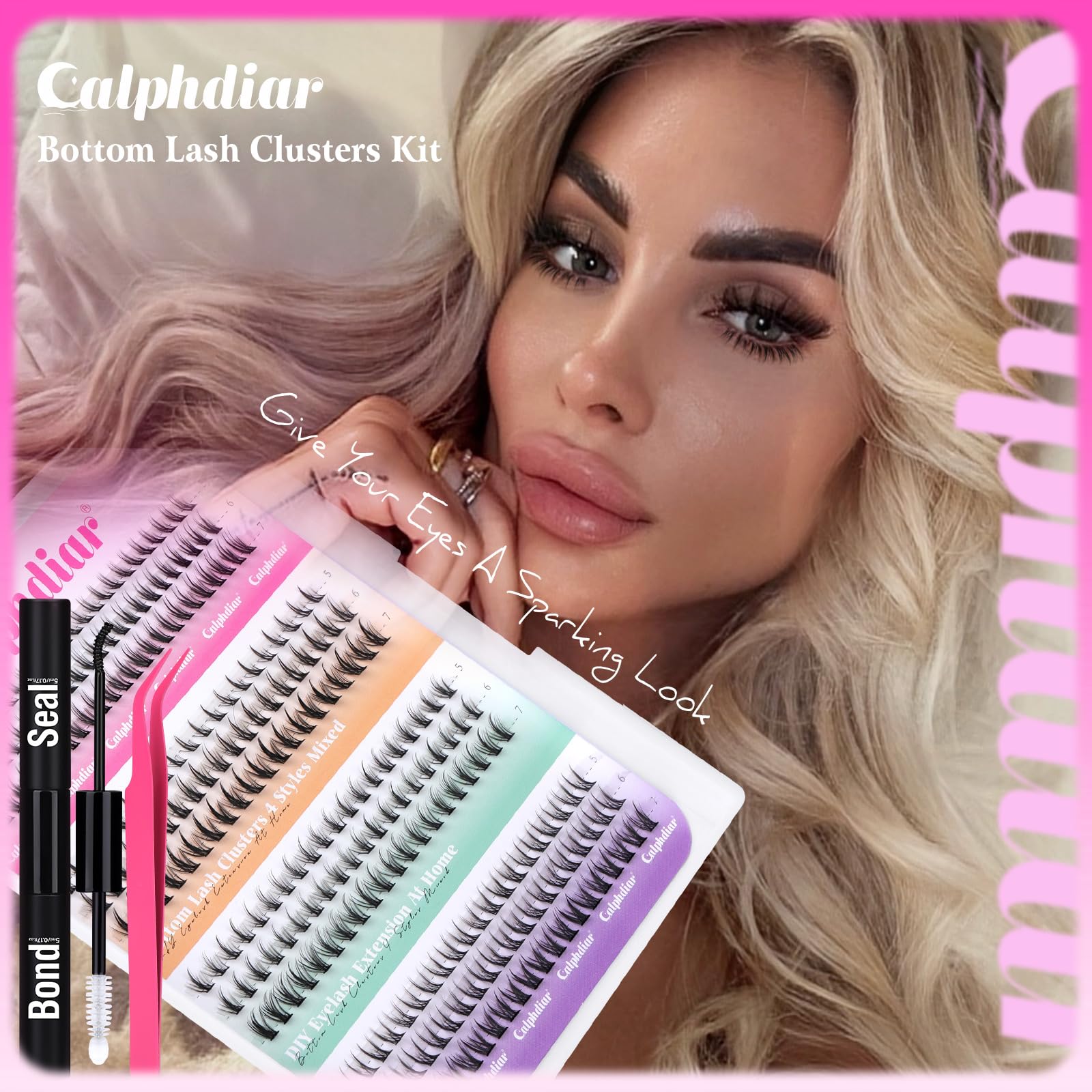Calphdiar bundle kit close-up showing 225 pieces and four styles.