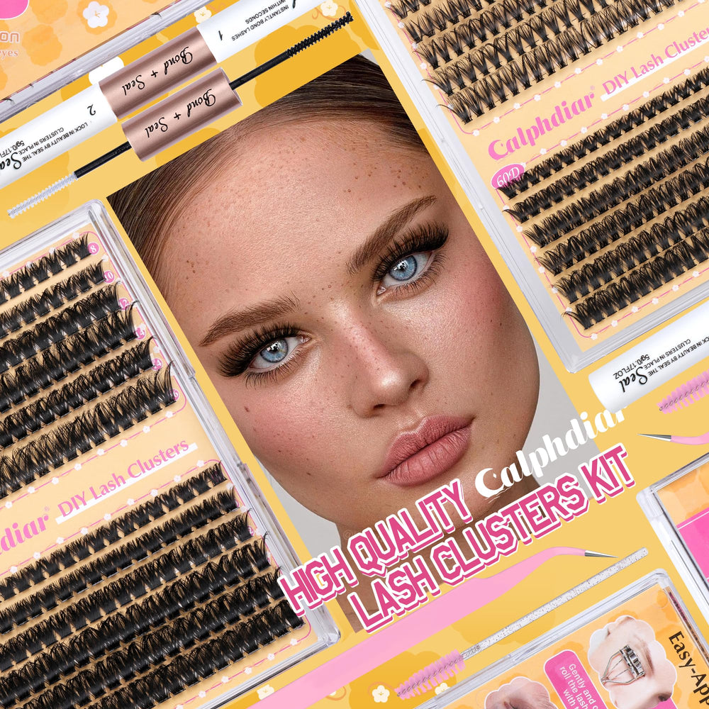 Calphdiar curvature options 40–100D for customized lash style.