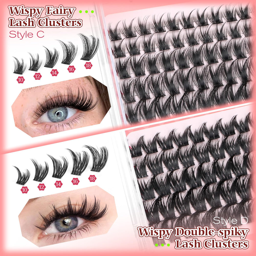 Calphdiar lash clusters 10mm closeup ideal for subtle daily lash enhancement.