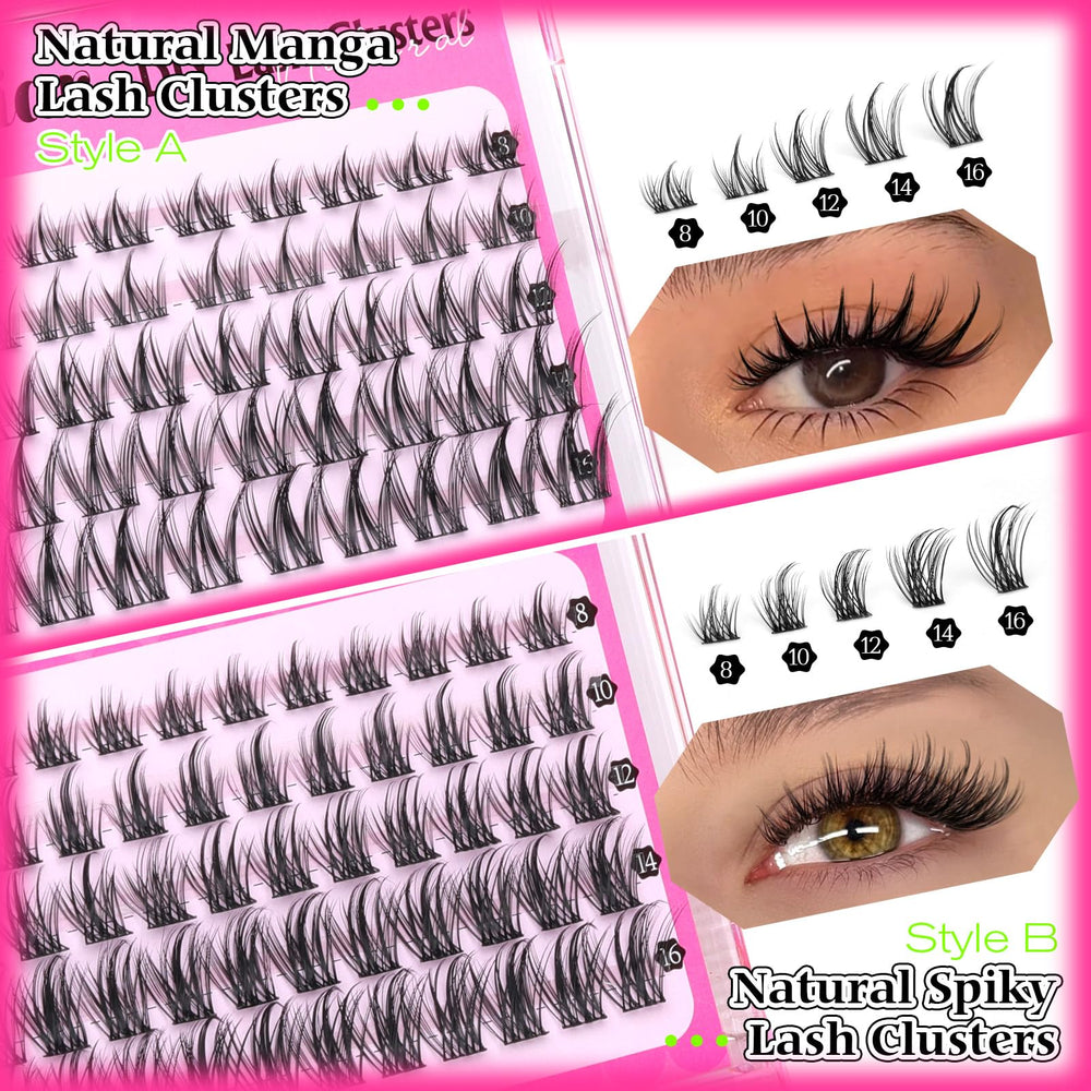 Calphdiar manga charming individual lashes for bold yet elegant style.