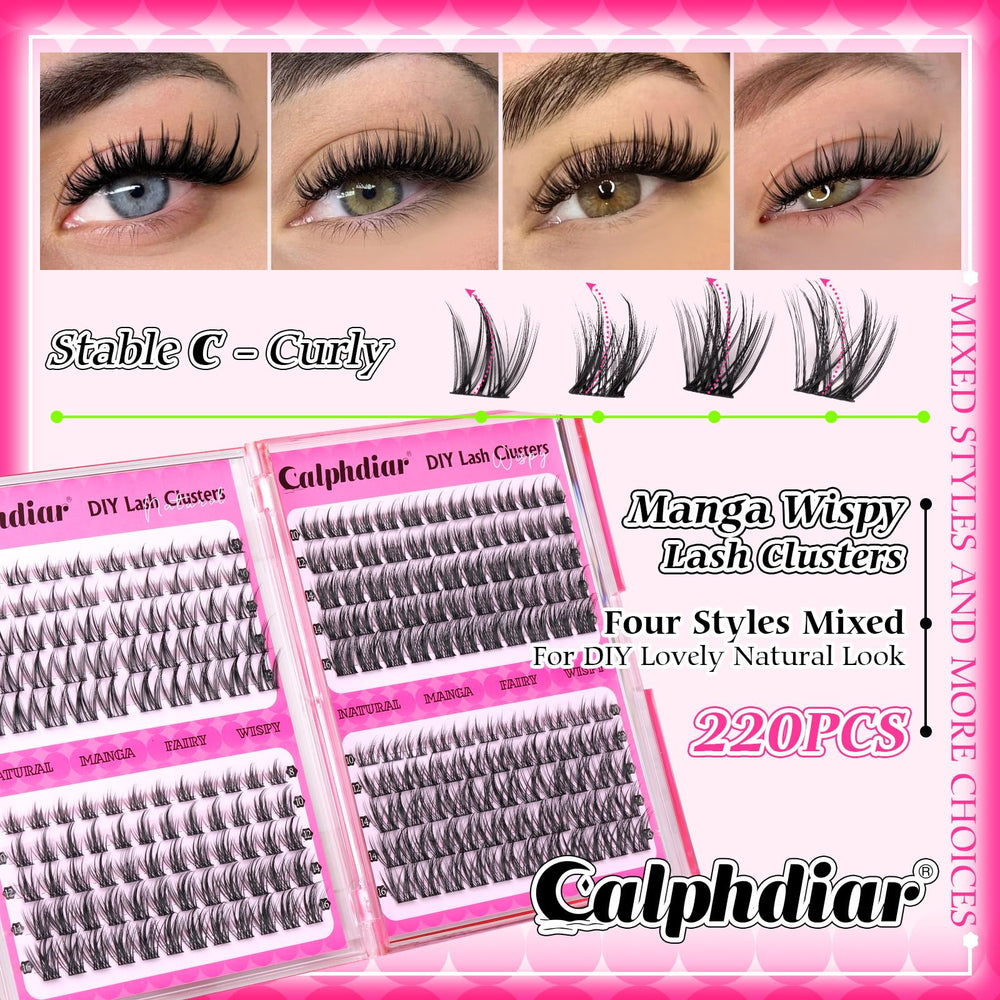 Calphdiar subtle natural anime clusters for a discreet everyday look.