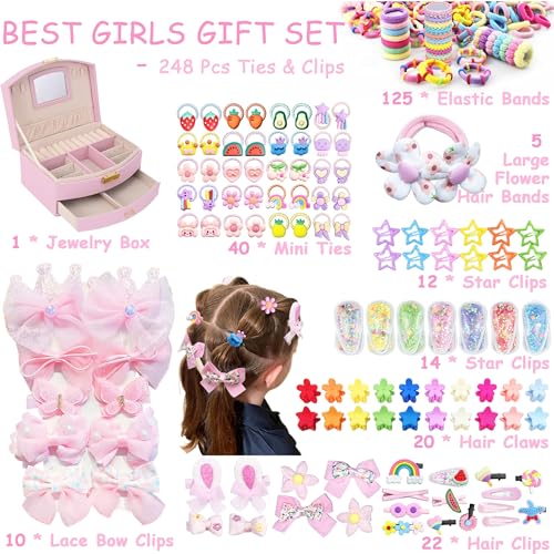 CAMBIODV fruit flower hair ties and bows secure styles during active days and crafts.