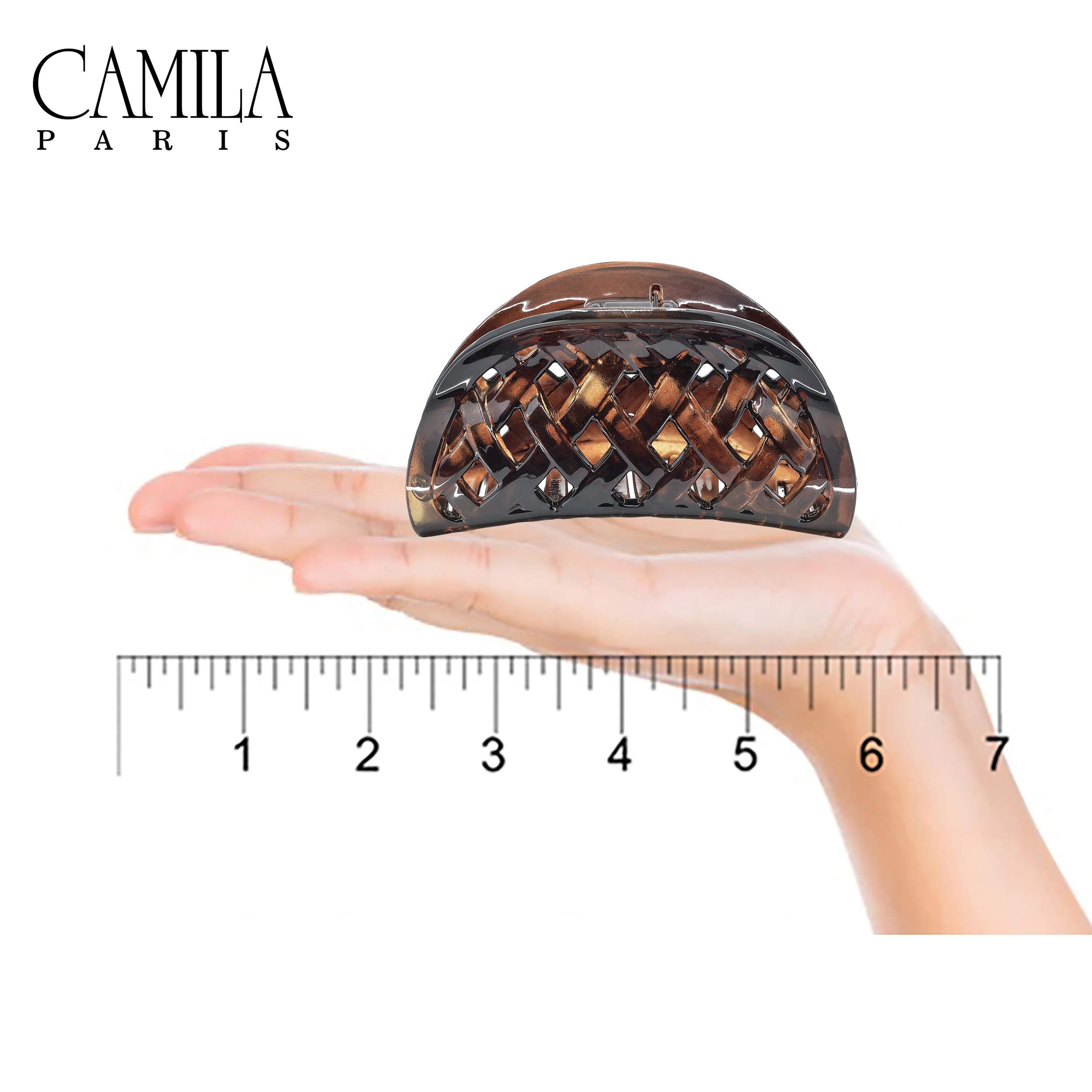Camila Paris CP1807 inside-teeth design holds hair gently without tugging