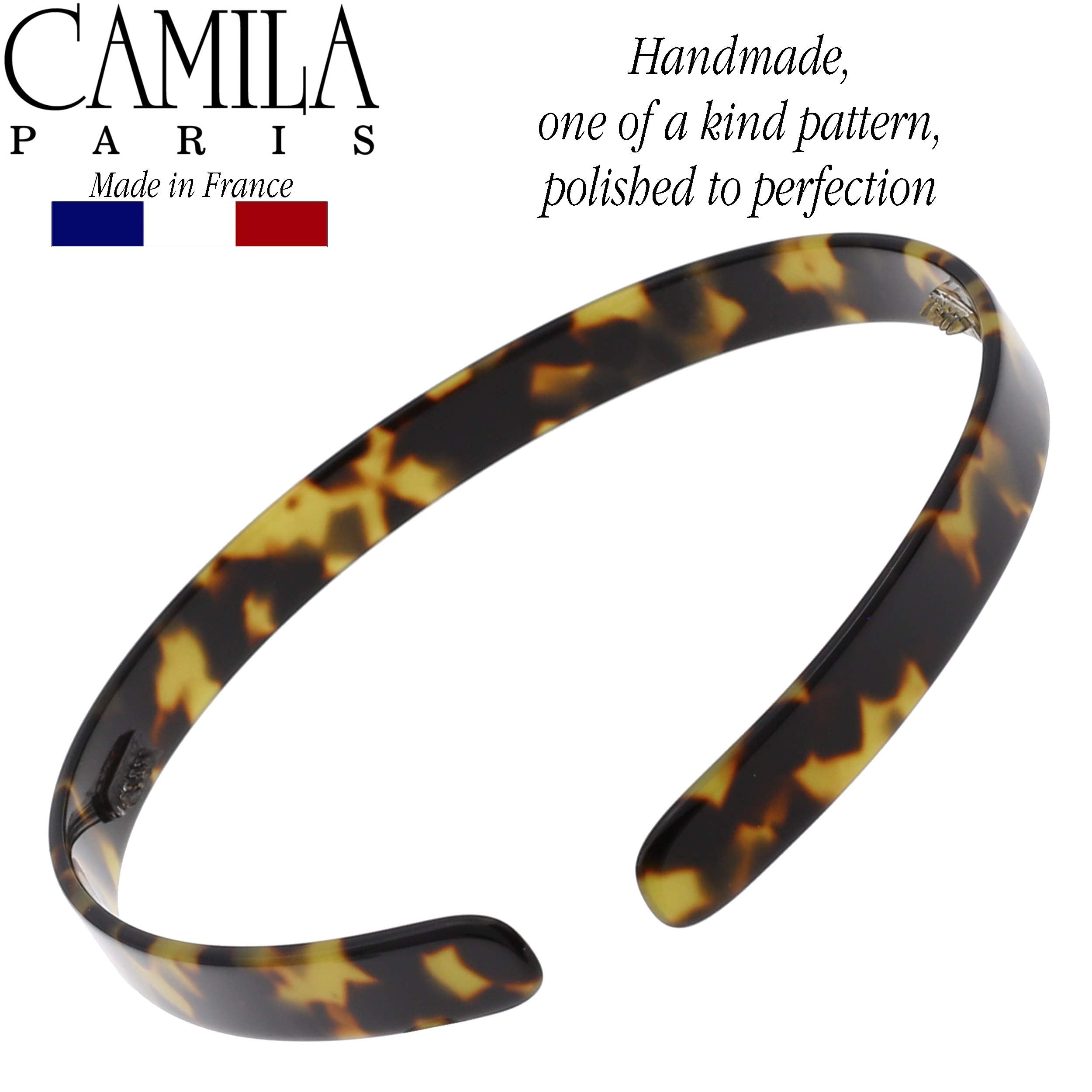 Camila Paris CP2003 headband showcases lightweight, flexible design for all-day comfort.