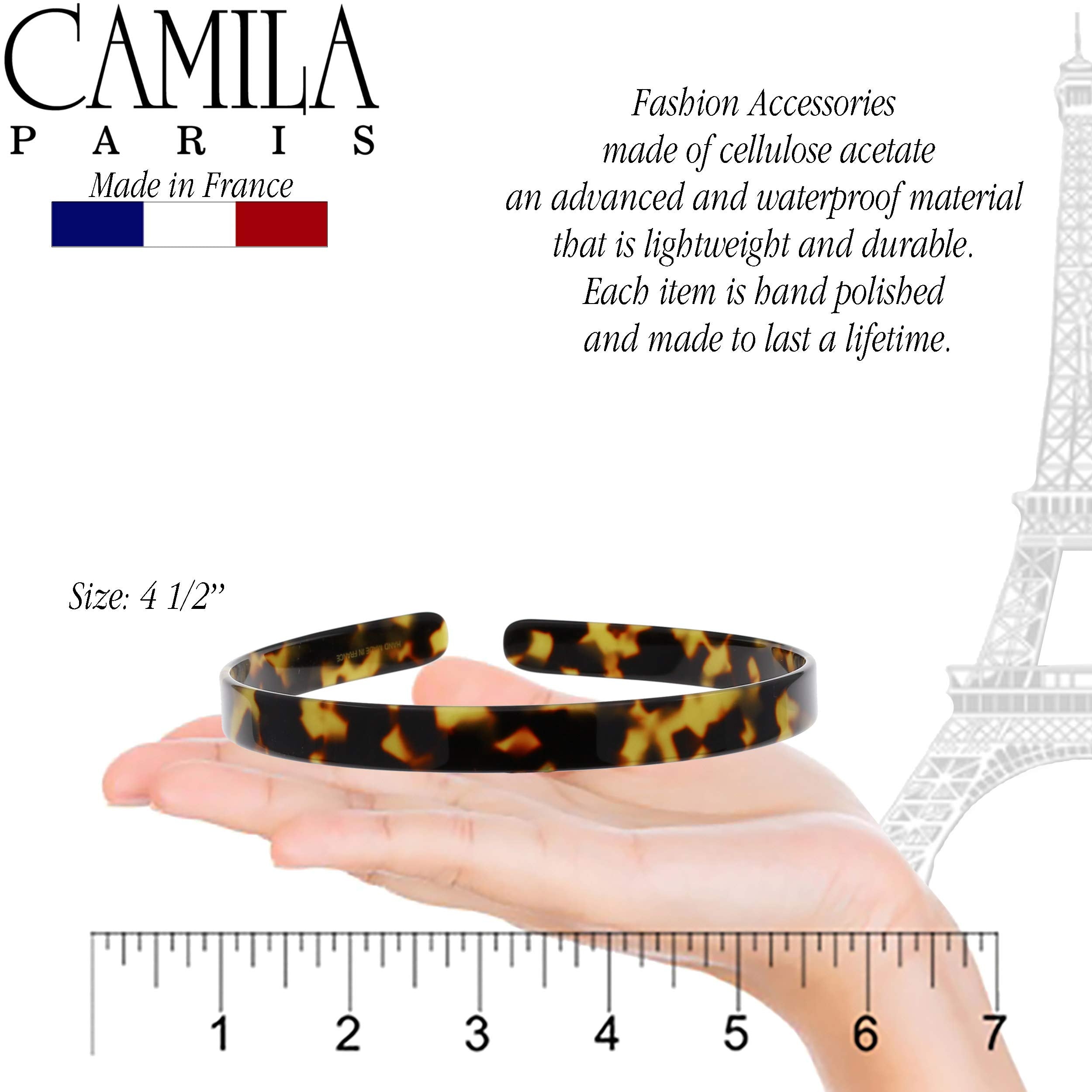 Camila Paris CP2003 headband no-slip grip demonstrates reliable hold on varied hair.
