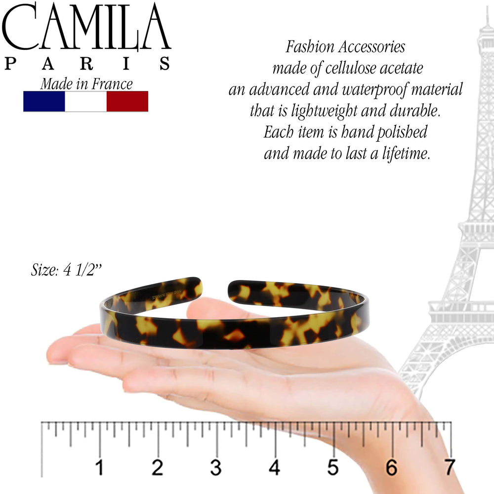 Camila Paris CP2003 headband no-slip grip demonstrates reliable hold on varied hair.