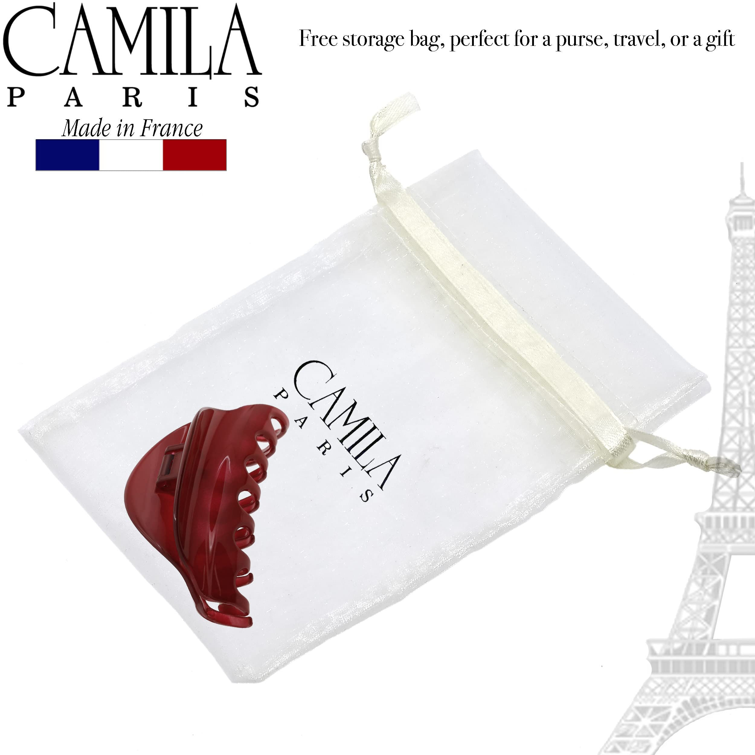 Camila Paris CP2529 durable cellulose acetate clip detail
