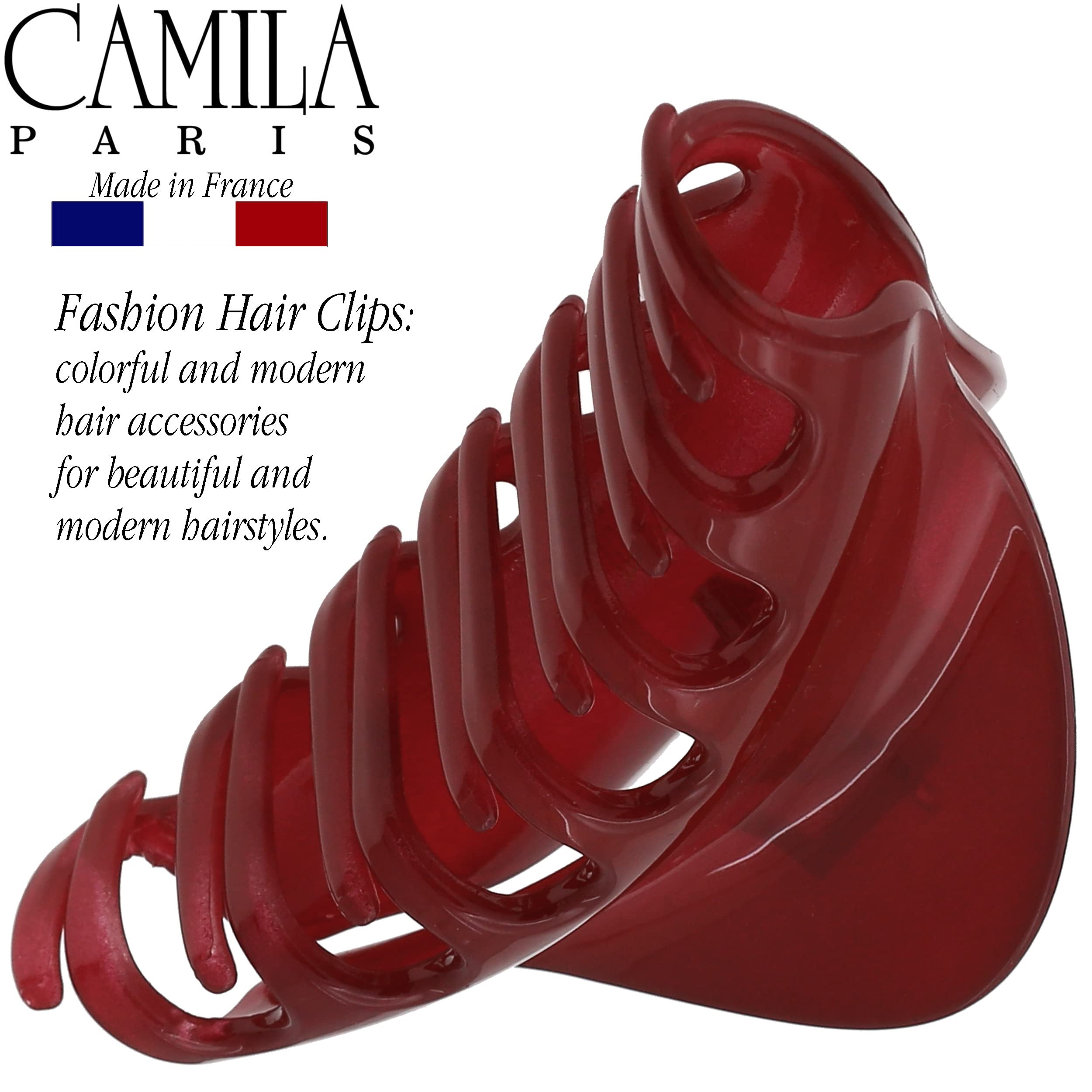 Camila Paris CP2529 made-in-France label with glossy red finish