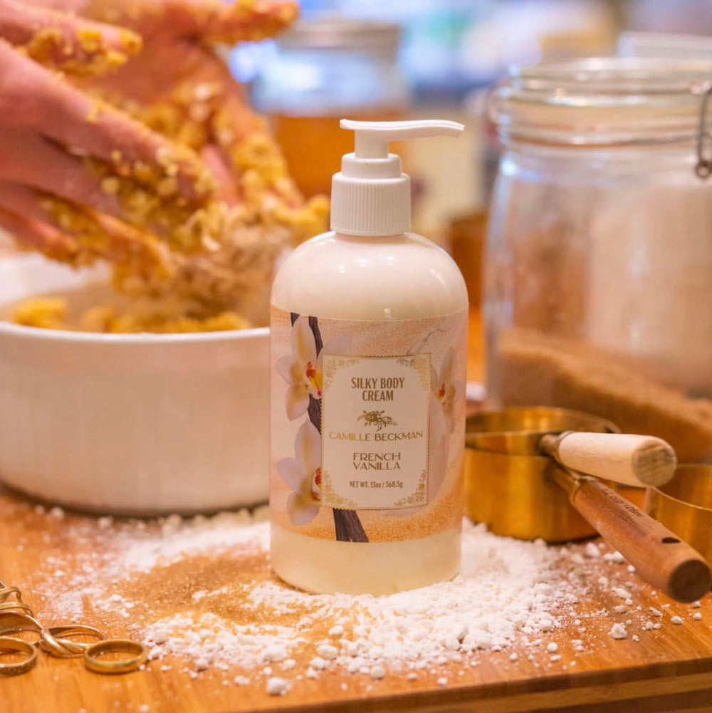 Absorption shot demonstrates quick sinking into skin with no greasy residue.