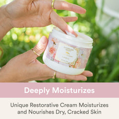 Camille Beckman glycerine ingredient shot featuring almond oil and aloe for moisture
