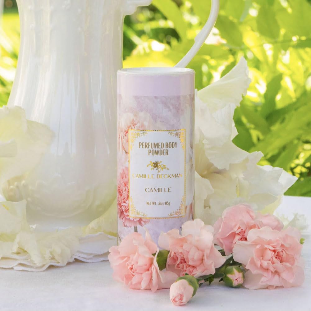 Camille Beckman herbal extracts calm skin after use.
