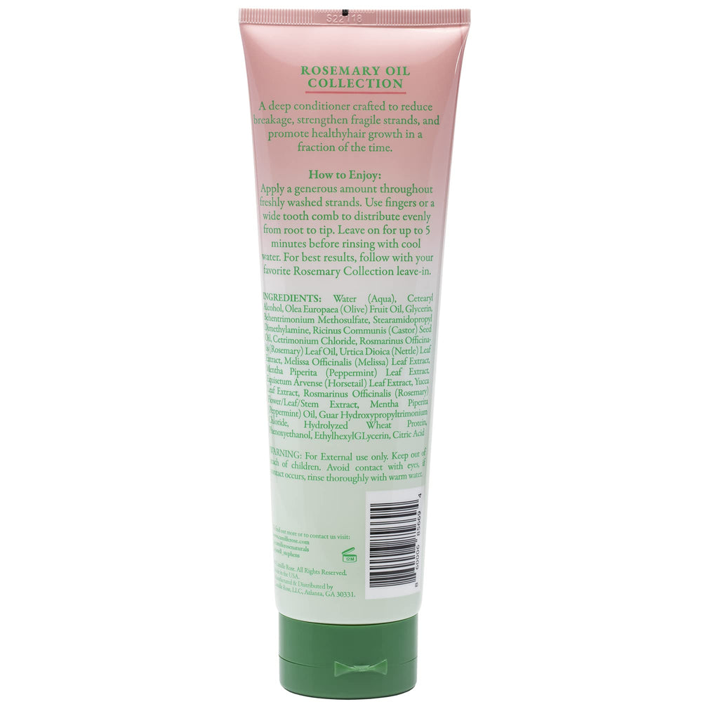 Camille Rose mask after-use hair feels strengthened with improved elasticity