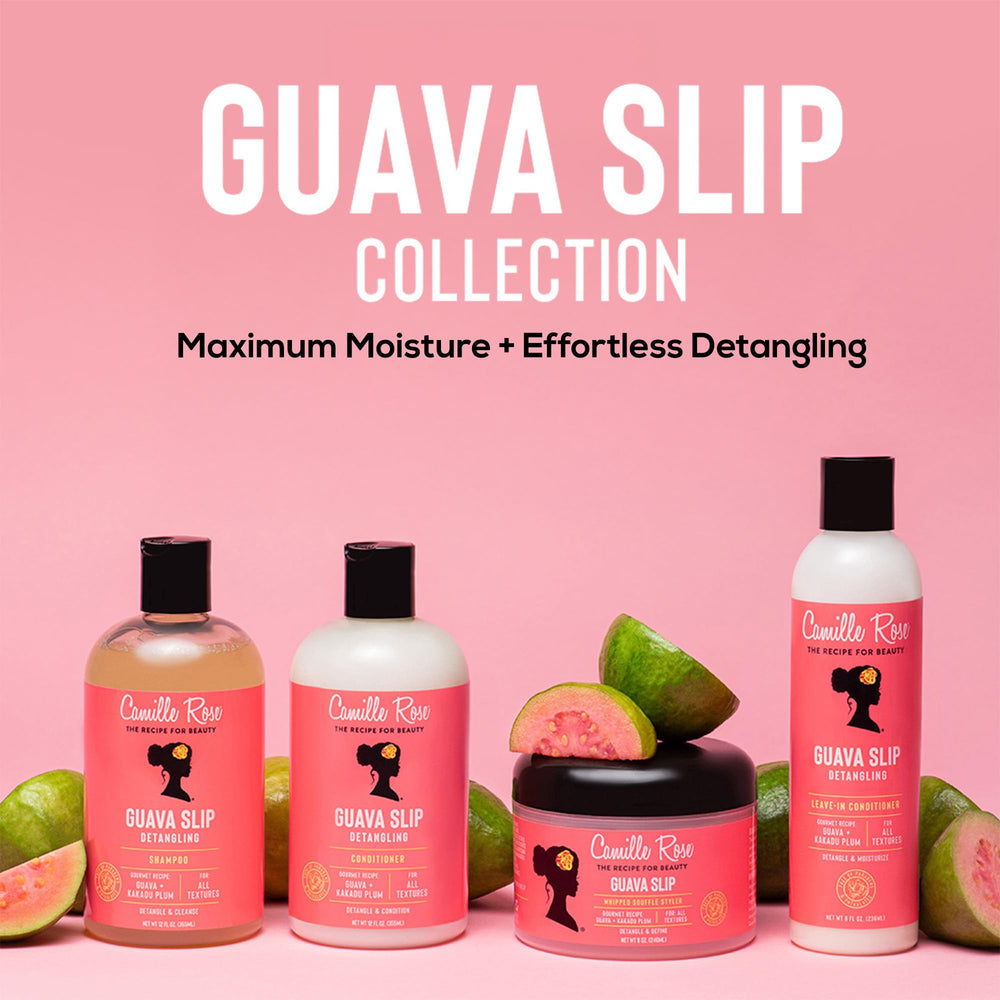 Camille Rose Guava Whipped apply-method on damp hair for even distribution
