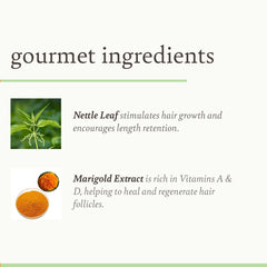 Camille Rose Herbal Tea Leave-In Oil on hair offers smooth ends and improved shine.