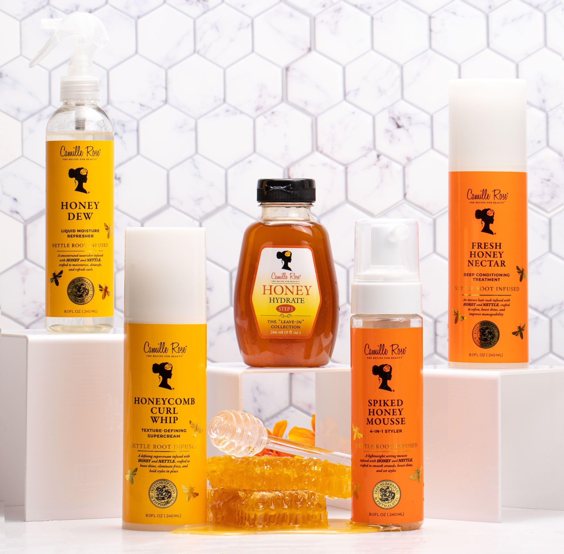Camille Rose Honey Dew leaves curls soft and silky after use