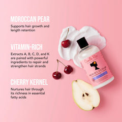 Camille Rose Moroccan Pear ingredients highlight cherry kernel oil for essential fatty acids nourishment