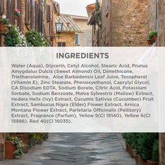 Camille Beckman glycerine hand therapy cream Tuscan Honey texture reveals rich moisture.