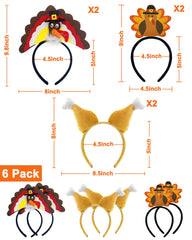 Camlinbo turkey headband style 1 closeup shows soft felt texture for comfortable wear