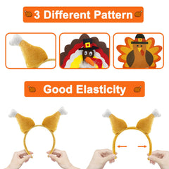 Camlinbo turkey headband style 2 worn to boost party cosplay appeal