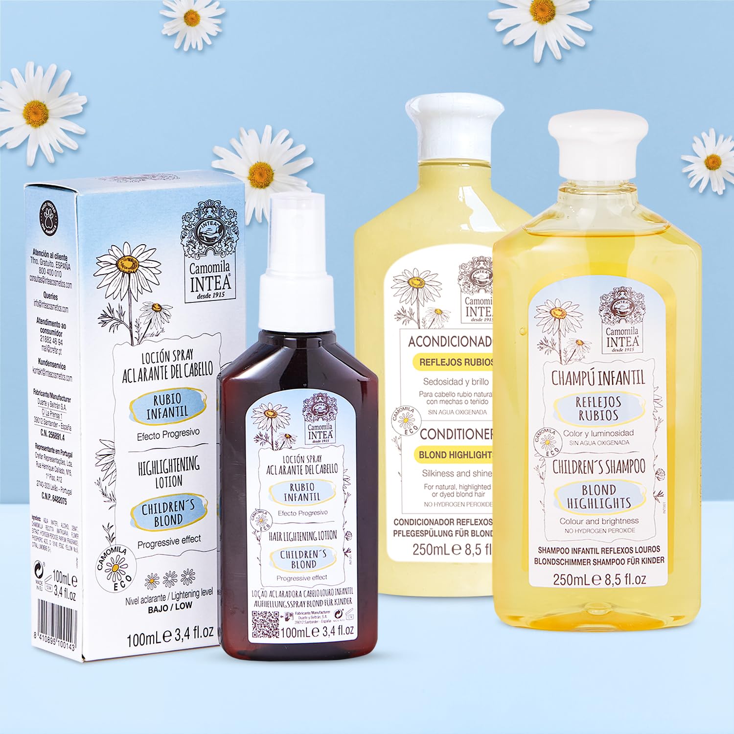 Camomila Intea Kids chamomile ingredients highlight natural plant-based care