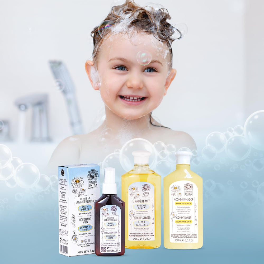 Camomila Intea Kids packaging shows the complete 3-in-1 kit