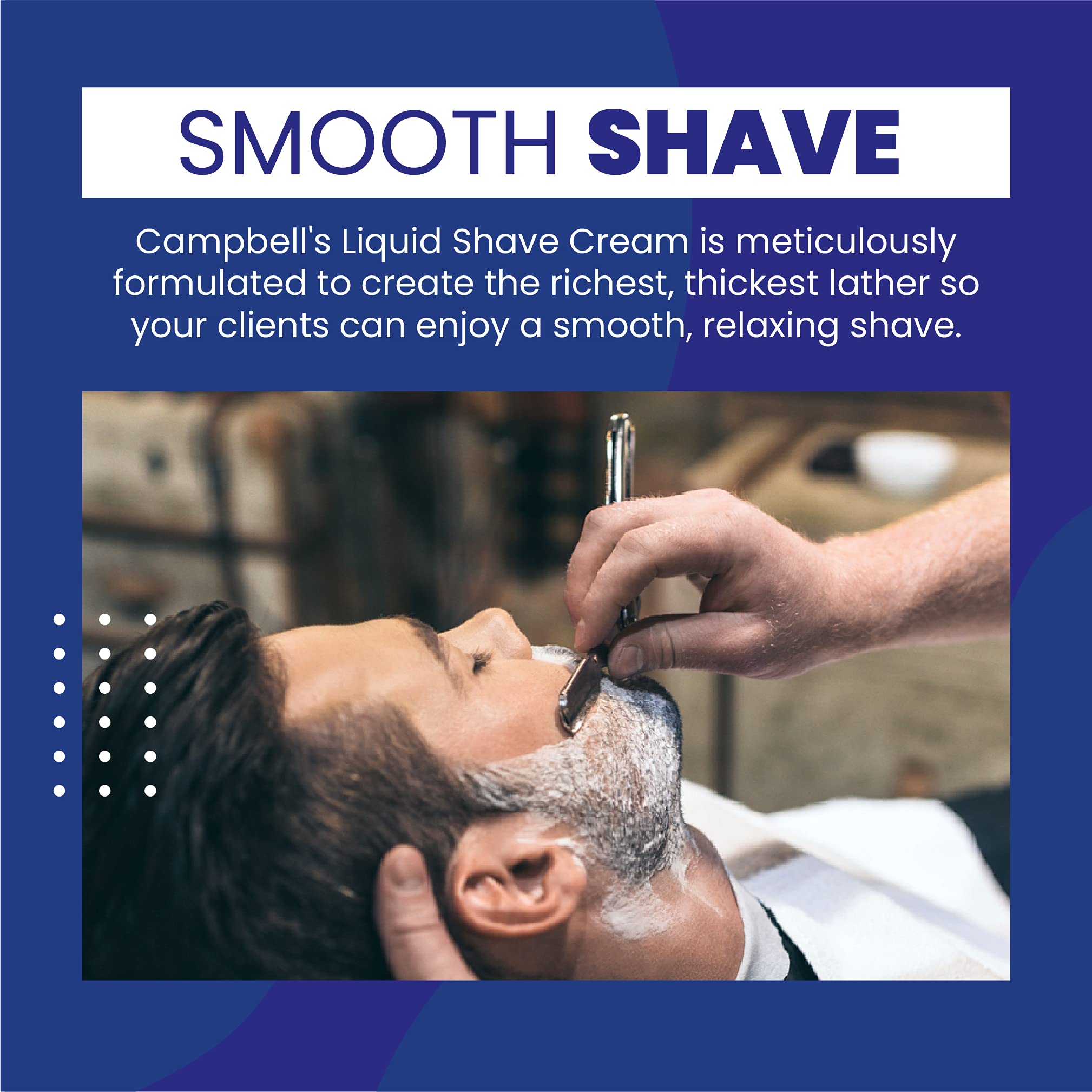 LatherKing machine front view showing professional barber setup and premium lather.