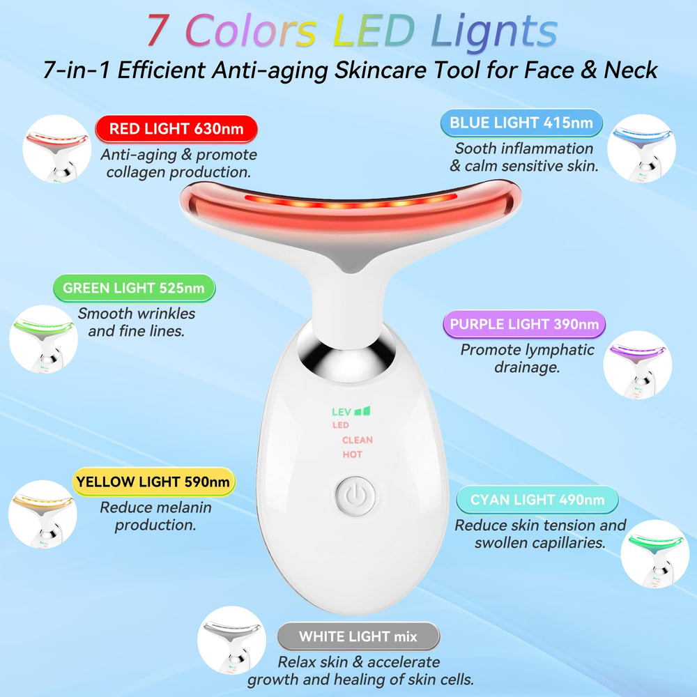 Candio face-neck massager ergonomic-curve fits facial contours with comfortable grip.