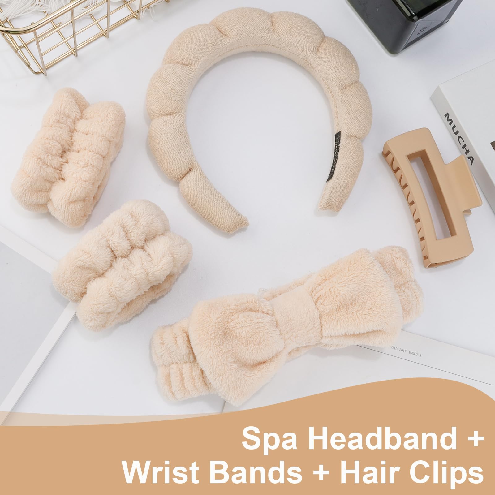 Canitor hair clip for face washing holds hair away.
