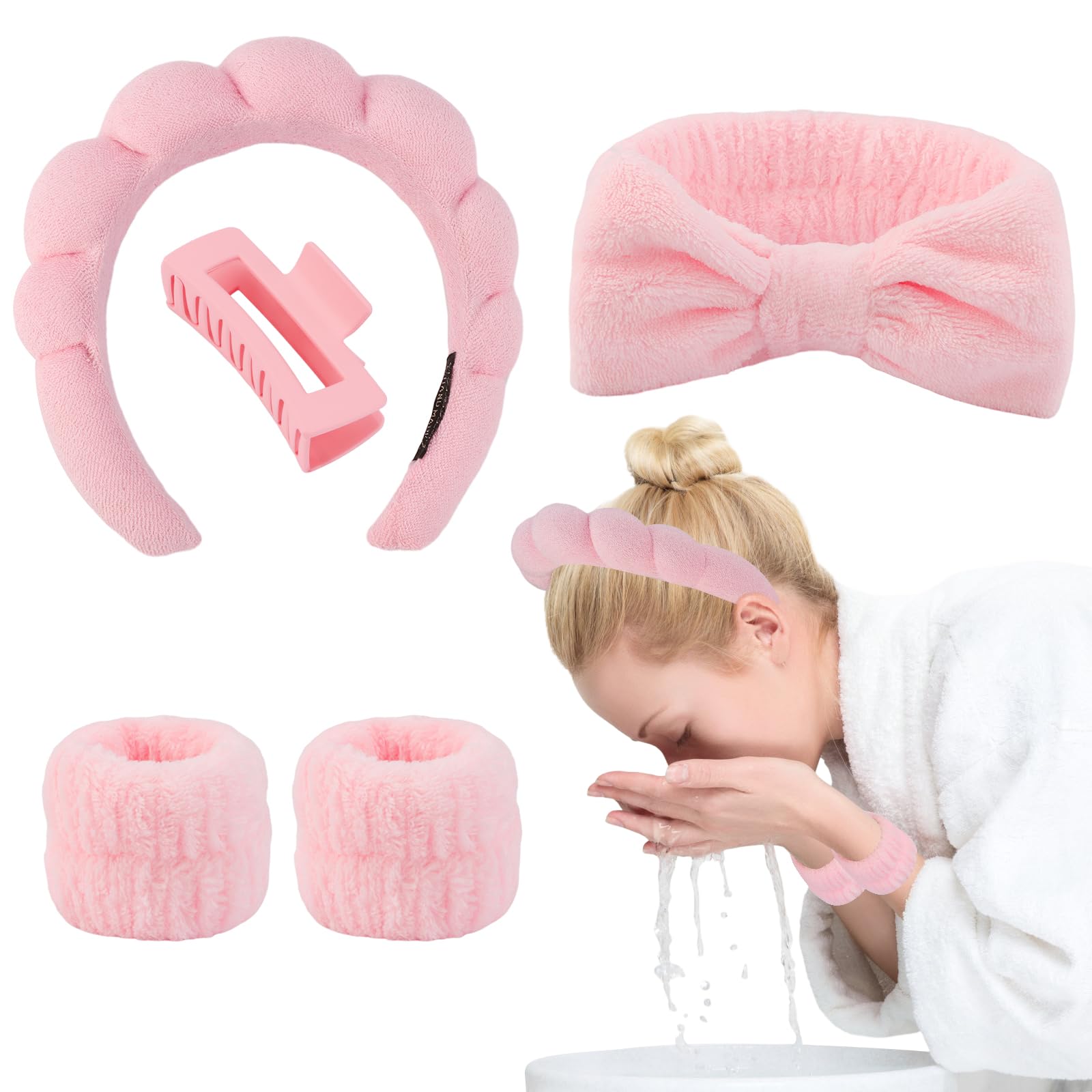 Canitor spa skincare accessories pink adding playful vibe to routines.