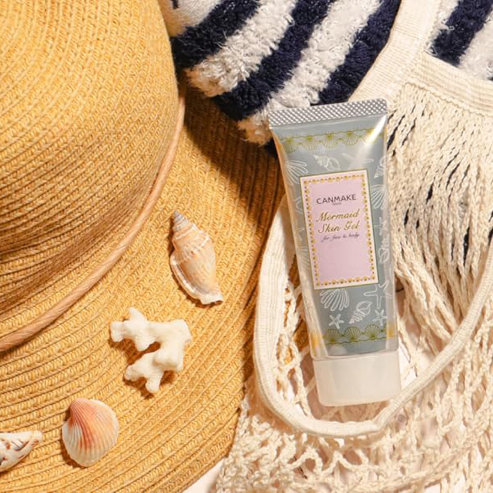 CANMAKE Mermaid Skin Gel 01 Clear packaging reveals translucent finish