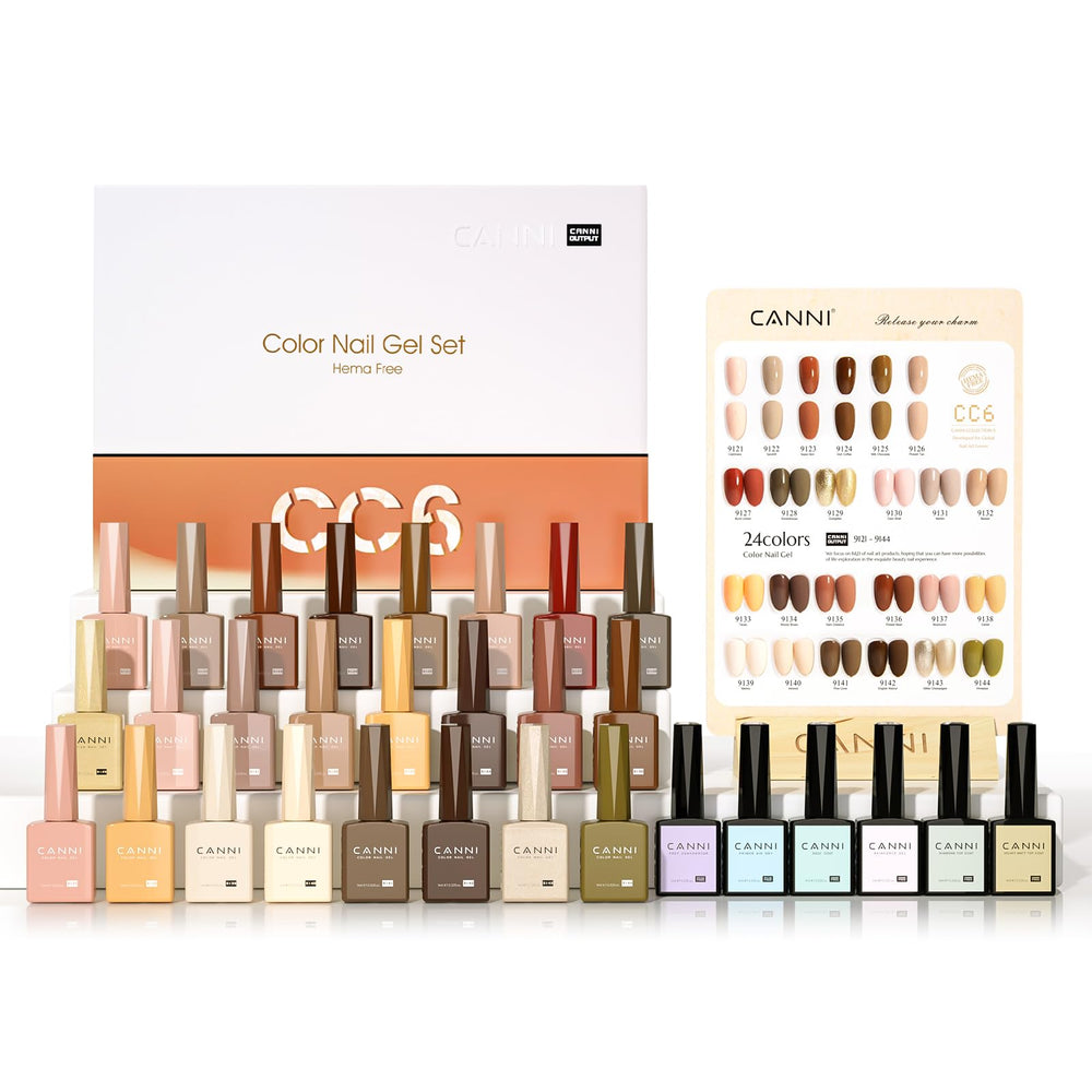 CANNI nude bottle view for precise at home manicure color matching