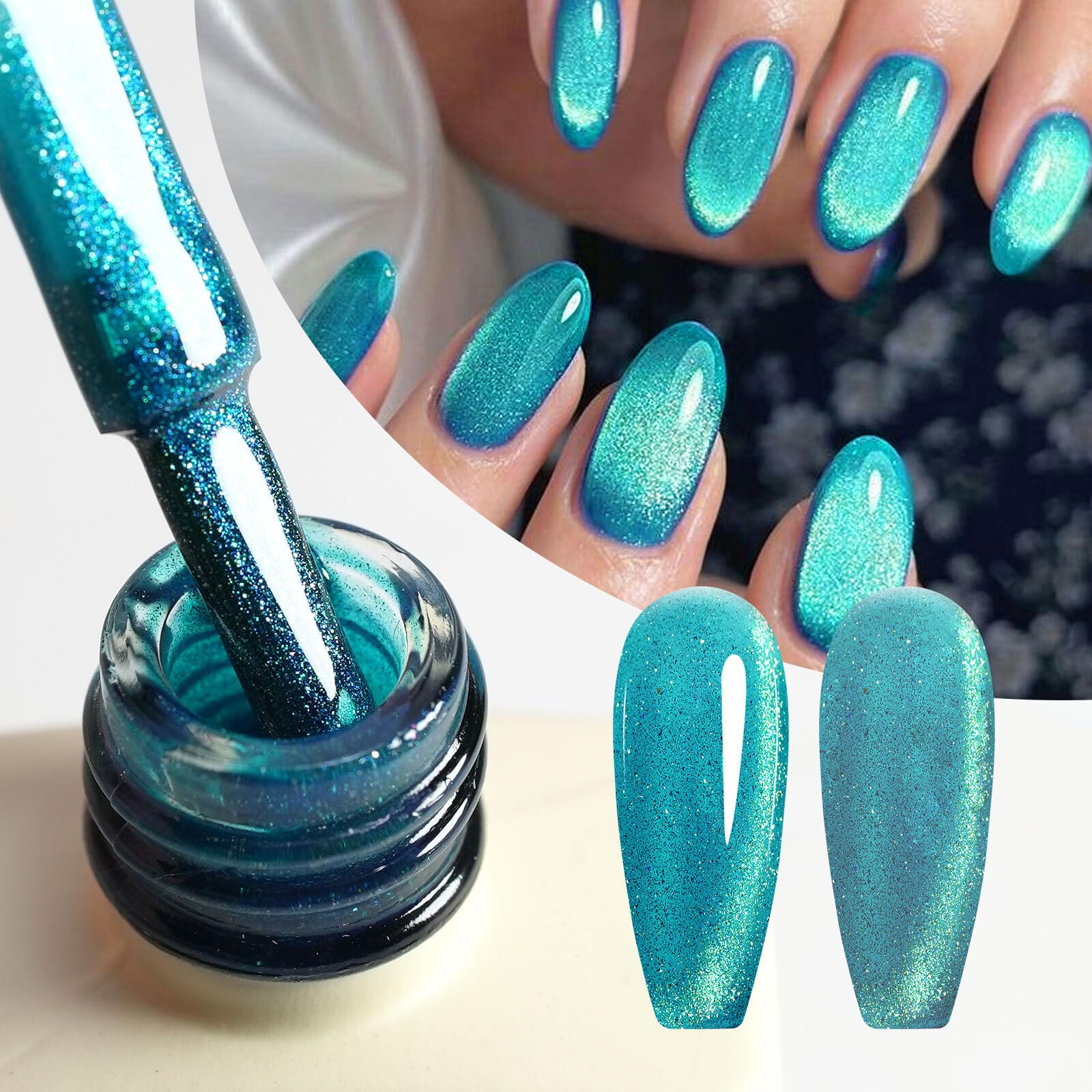 CANNI 8-piece cat eye kit in a sleek box for DIY nails