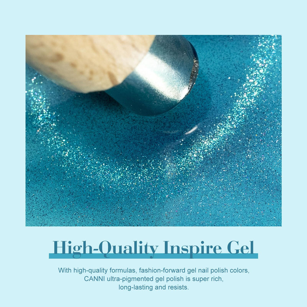 CANNI yellow cat eye polish provides sunny, eye-catching shimmer